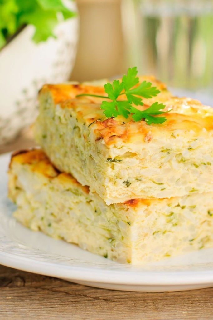 غراتان القرنبيط بالدجاج والجبن