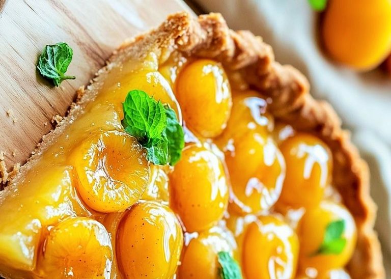 تارت بالبرقوق الأصفر