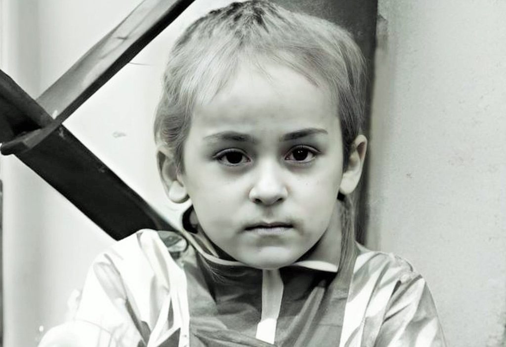 الإيفان ميشوكوف في سن السادسة من عمره