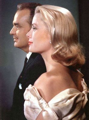 غريس كيلي مع الأمير رينيه