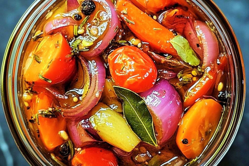 الزيت لتعليب الخضار