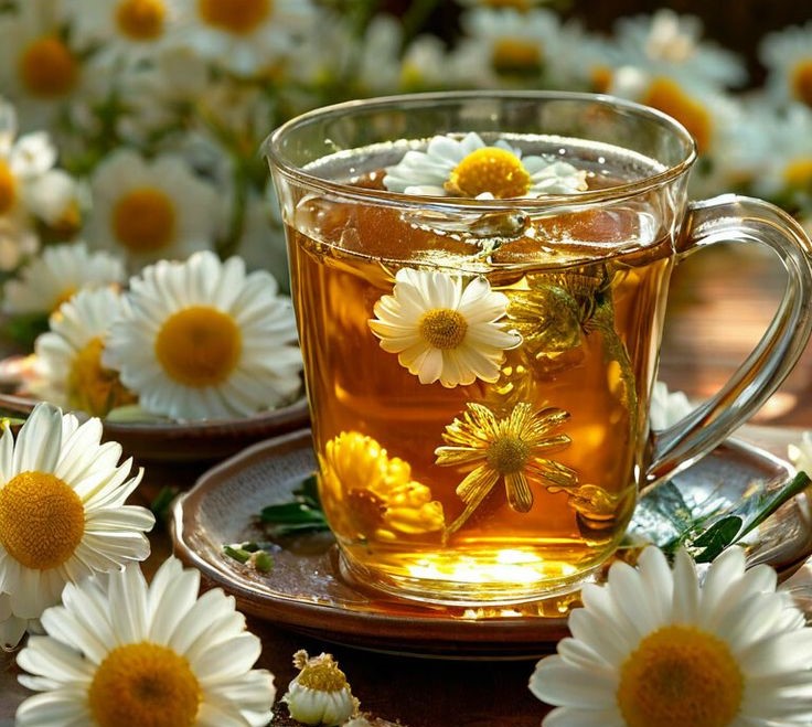 مشروب البابونج الروماني