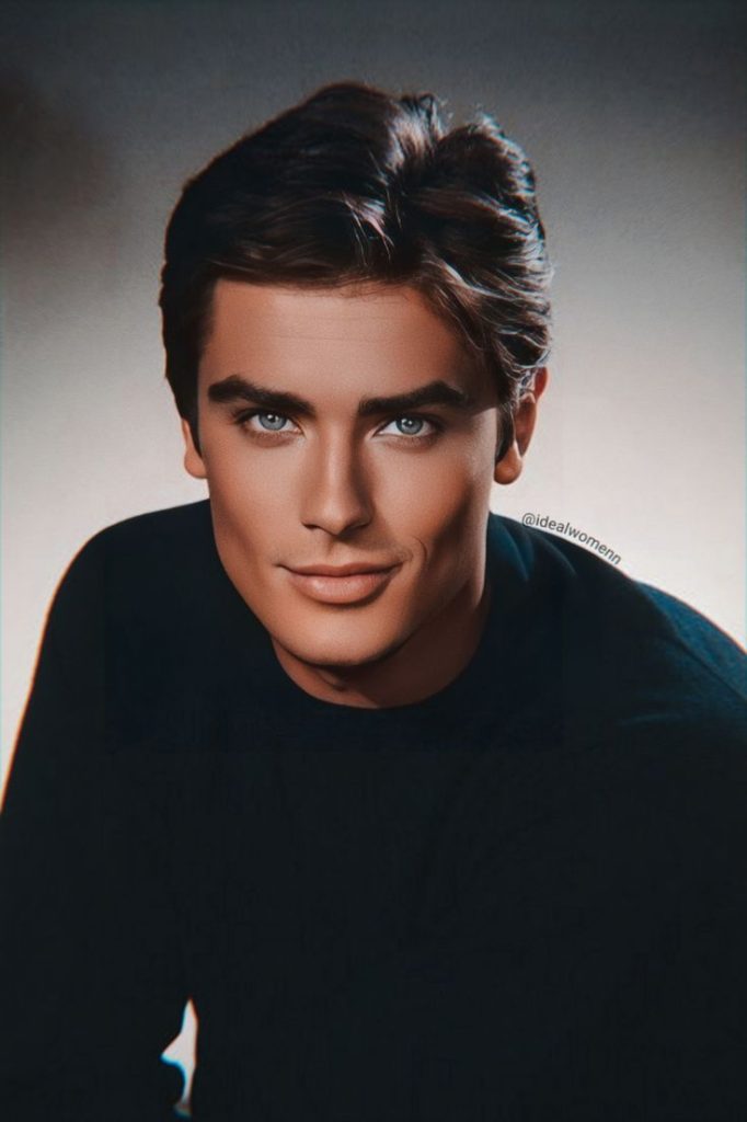 الممثل الفرنسي الوسيم آلان ديلون في بداياته الفنية