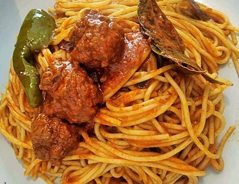سباغيتي باللحم المفروم ... وصفة عامة الناس