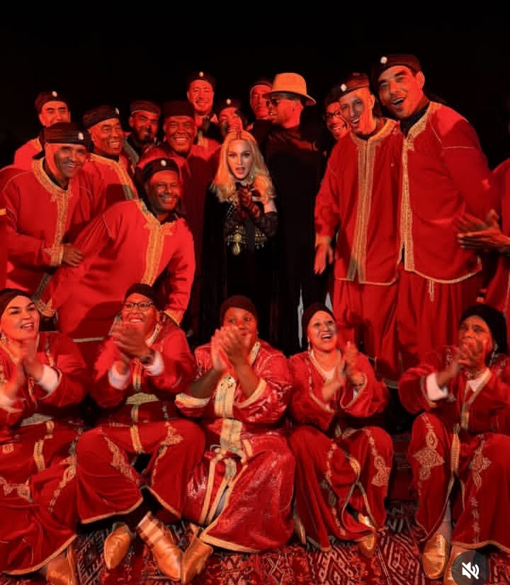 ما دونا تعيش إحدى قصص الف ليلة وليلة