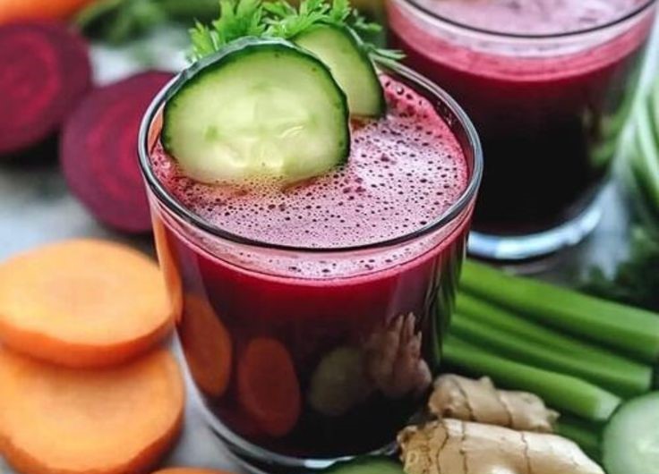 وصفة عصير الشمندر والخيار المُنعش لبشرة نضرة