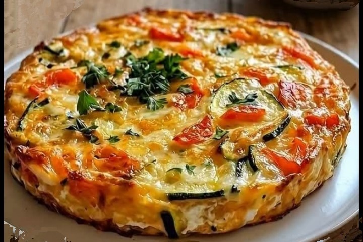 وصفة فطيرة الكوسا بعصيدة السميد الناعم